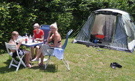 frokost på campingpladsen